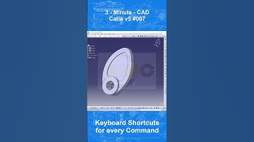 3MC Catia v5 #007 - Keyboard Shortcuts for every Command