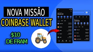 GANHE $10 DE FARM NA NOVA MISSÃO DA COINBASE WALLET - HARVEST FINANCE