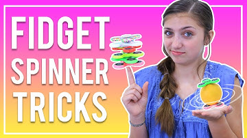 EASY FIDGET SPINNER TRICKS FOR BEGINNERS | Kamri Noel