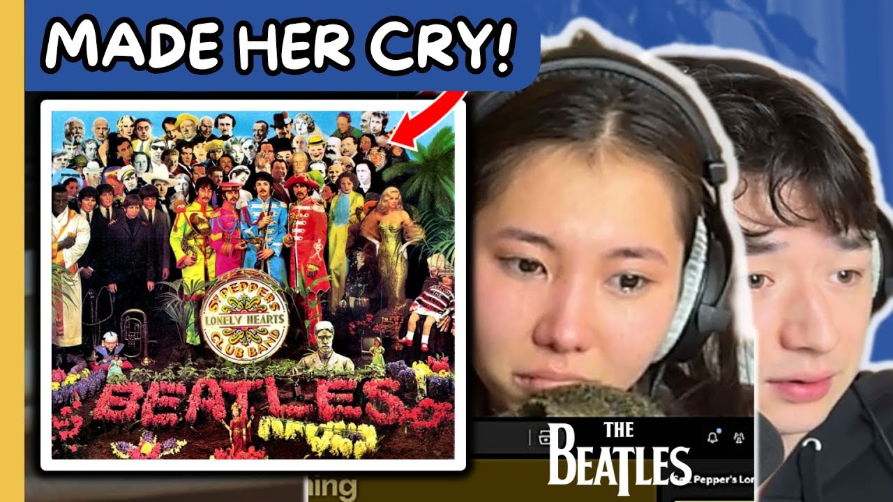 Gen-Z Couple GETS EMOTIONAL listening to "Sgt. Pepper's Lonely Hearts Club Band"