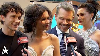 Zendaya, Tom Holland, Anne Hathaway Praise Matt Damons Work Ethic In The Odyssey