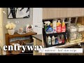(New) ENTRYWAY MAKEOVER + UNDER SINK ORGANIZATION + BEEF STEW RECIPE | CLEAN AND ORGANIZE WITH ME