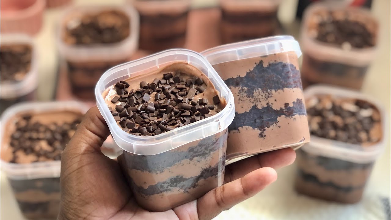 🤑BOLO NO POTE DE CHOCOLATE COM MOUSSE DE BRIGADEIRO ( Faça e venda)