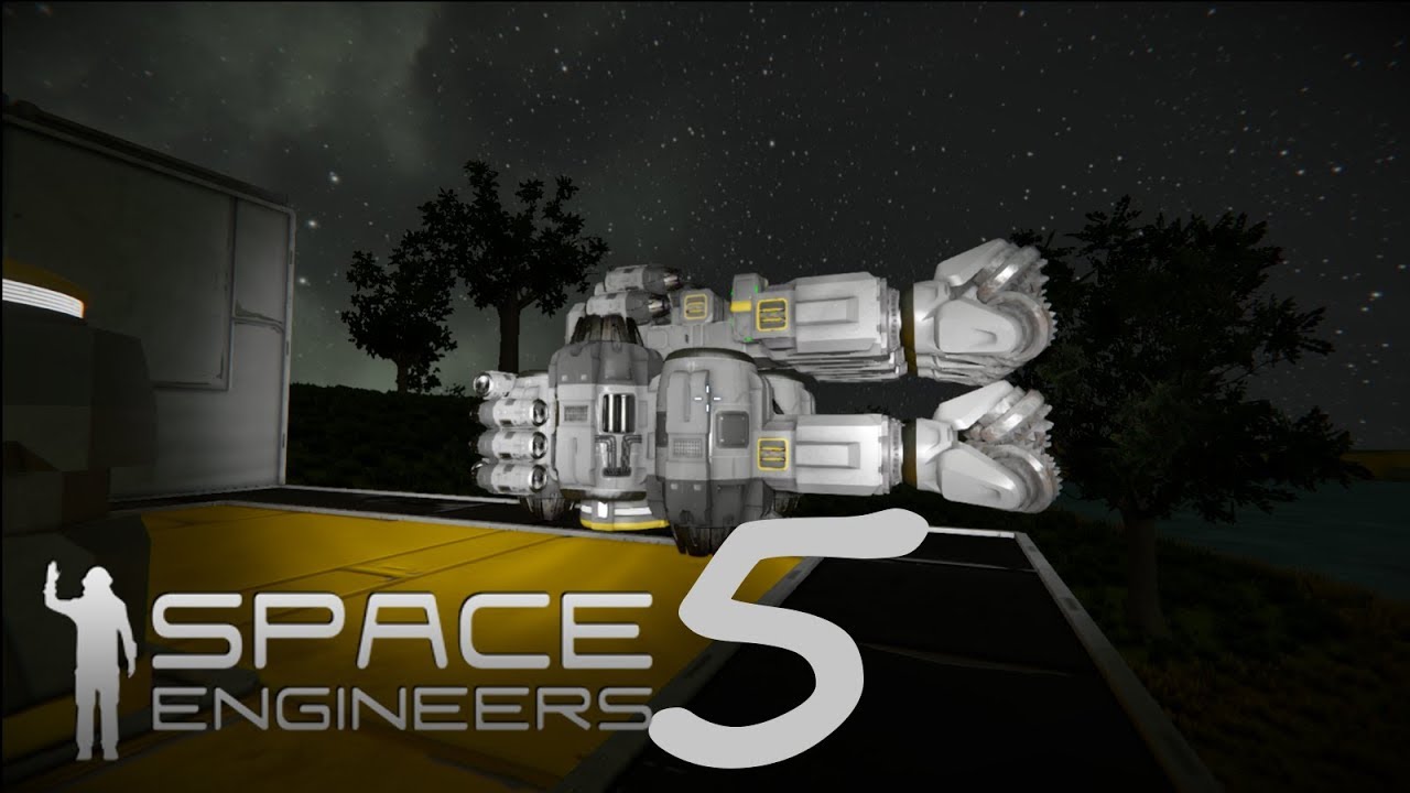 Let's Play - Space Engineers - New Drill Ship (Episode 5) - YouTube
