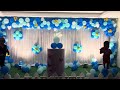 birthday event decoration on celebration mode |, #event , #balloon-decoration #event #flowers 