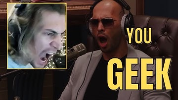 Andrew Tate Calls Twitch Streamer XQC a GEEK - HEATED Disrespectful Debate