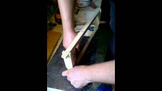 How to wire bee hive frames with a stapler. Fastest way.
