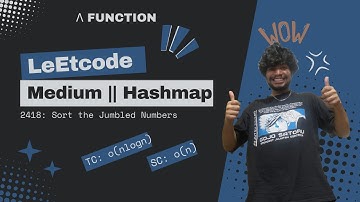 2191: Sort the Jumbled Numbers || leetcode || HashMap || Lambda function