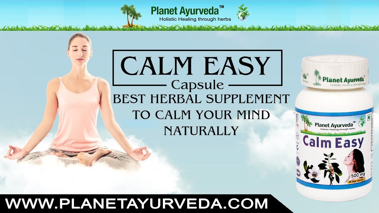 calm nerves, calm easy capsules, ease stress naturally, ease anxiety natura...