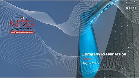 NTG Clarity Networks Inc. (TSX-V: NCI / OTC: NYWKF) Webcast | Planet MicroCap Showcase: TORONTO 2025