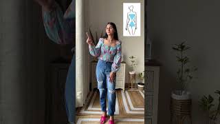 Jeans according to your bodytype #stylingtips #youtubeshorts #viral #fashionblogger #viralvideo