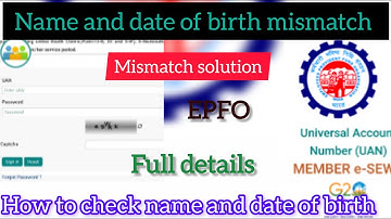 PF name and date of birth mismatch problem epfo in Tamil PM dhanu channel online service