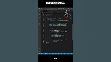 🌟 Hypnotic Mini Spiral Magic ✨ | HTML, CSS, & JS Animation #shorts  #htmlcssjavascript