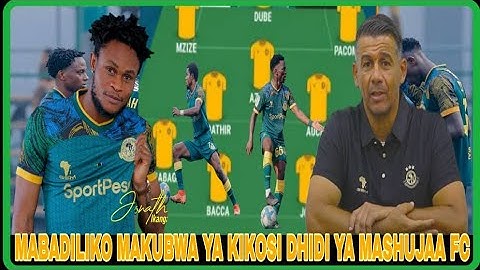 Kocha MILOUD HAMDI Ametangaza Mabadiliko Makubwa Ya Kikosi Cha YANGA SC Dhidi Ya MASHUJAA Ligi Kuu