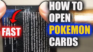 How To Open Pokémon Cards the CORRECT way! HANDY!
