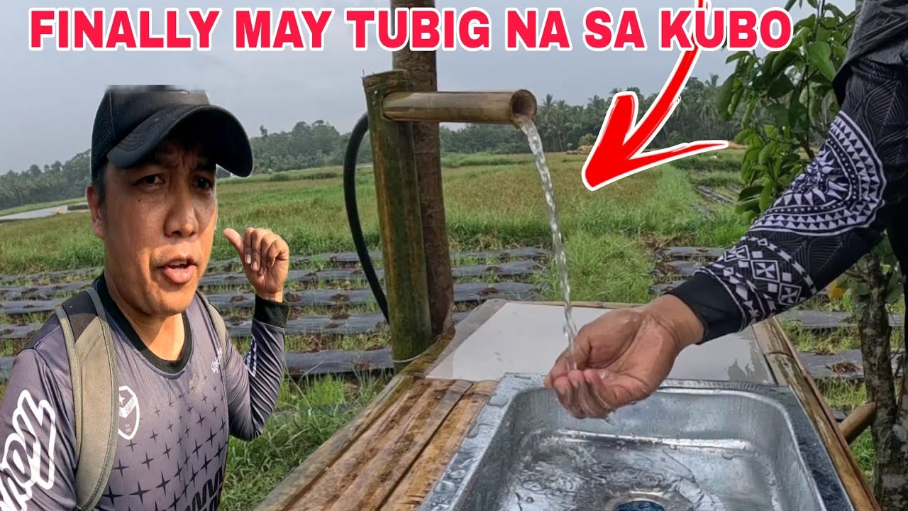 Nakahukay ng bukal  malapit sa kubo Unlimited water sa bagong kubo