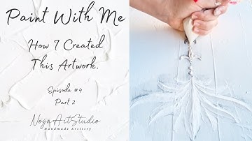 Realtime Artist Studio | Plaster Art Process Video Part 2 & Sunset By The River