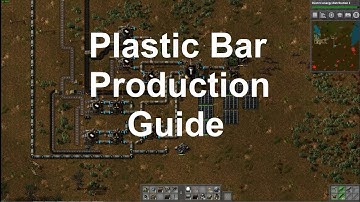 Factorio - How To: Plastic Bar Production Guide / Tutorial