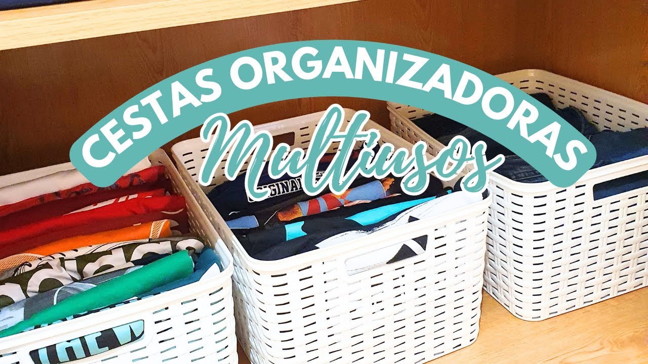Diferentes usos de las cestas organizadoras – Ordeno tu casa