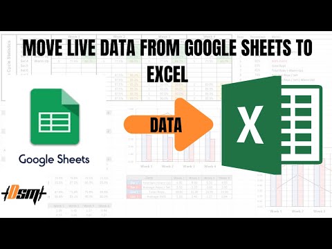 Import Live Data From Google Sheets to Excel | Strength Coach Tutorials #39