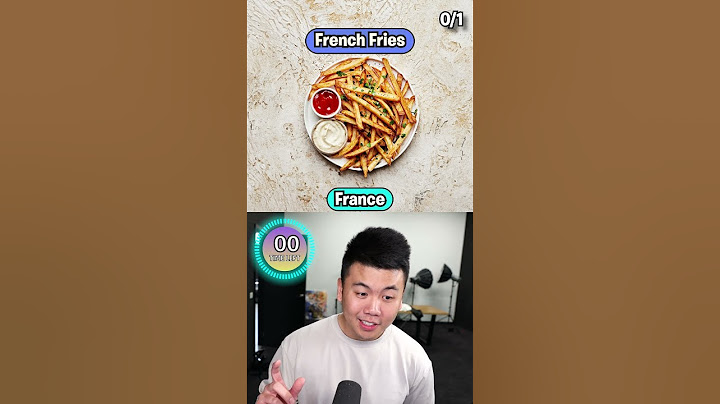 Which Country Did These Foods Come From?