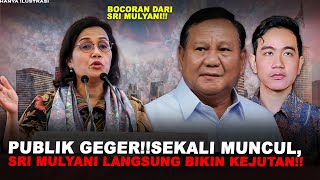 JANGAN KAGET!!BOCORAN DARI SRI MULYANI INI SUNGGUH DILUAR DUGAAN!!