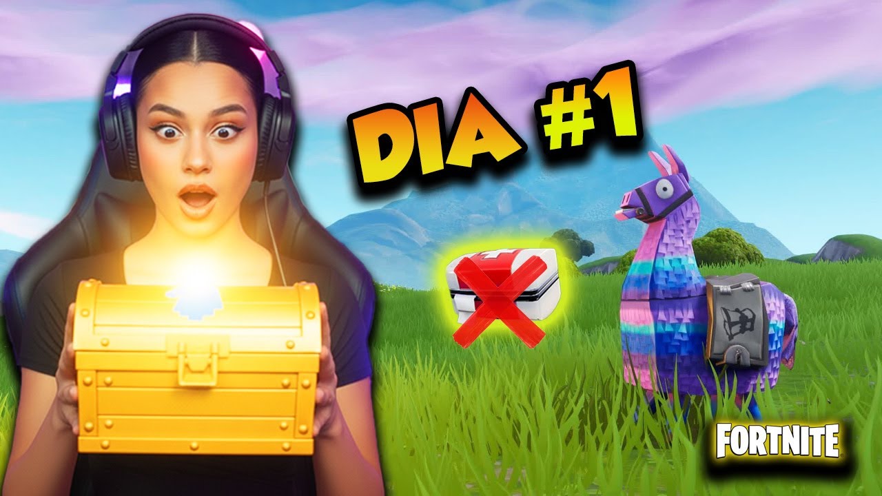 DIA 1, el COFRE de FORTNITE en LA  vida  real ME HIZO LA VIA IMPOSIBLE