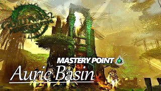 Guild Wars 2 - Auric Basin: Mastery Point (8/8) + "Slice of Sky" Strongbox