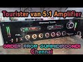 51 tourister van amplifier with front premium lookdual vu meters fully transistor model