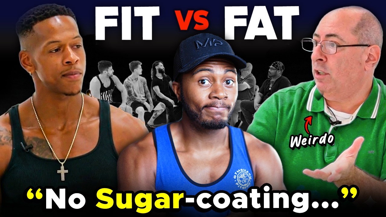 В вирусном дебатах мужчины в хорошей физической форме откровенно выступают против мужчин с избыто...