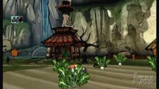 Okami Nintendo Wii Gameplay - Drawing the Sun (480p)