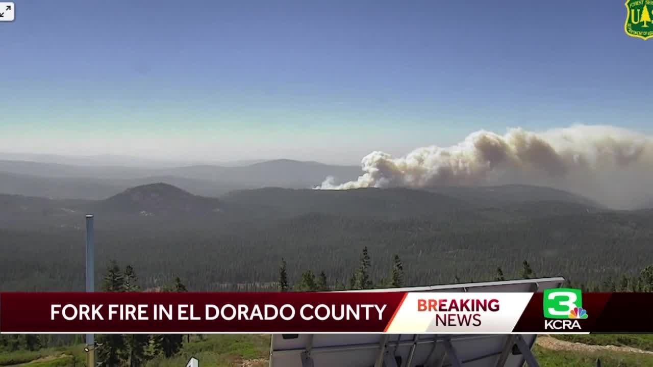 El Dorado County wildfire forces evacuations