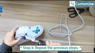 Custom Air Force 1 AF1 | How to DIY Sneakers Shoes🦋 | Custom Iron On Heat Transfer Decals Stickers