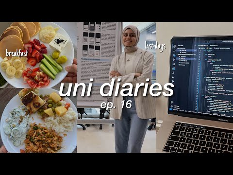📚 ÜNİ VLOG: bitirme poster sunumu, bilgisayar mühendisliğinde son günler, haftalık vlog 💻