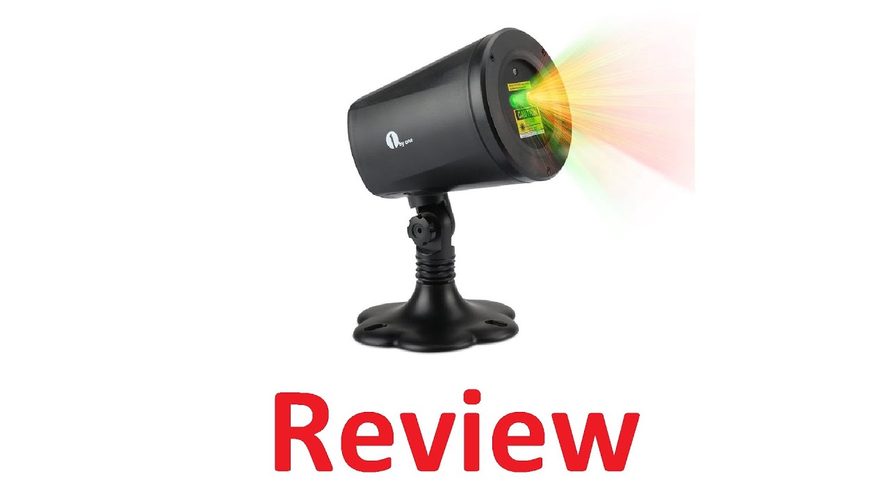 1byone Christmas Laser Light Review YouTube
