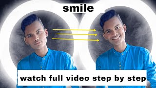 Smile Photo Editing Tutorial | Apne Face Pe Smile Kaise Laye | Face App Tutorial screenshot 3
