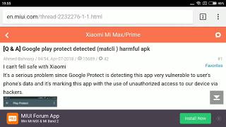 Приложение Matcli Может Нарушить Работу Вашего Устройства От Xiaomi. Google Play Detect Harmful Apk