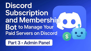 Discord Subscription & Membership Bot – Admin Panel (Part 1) | Manage Plans, Payments & Server Setup
