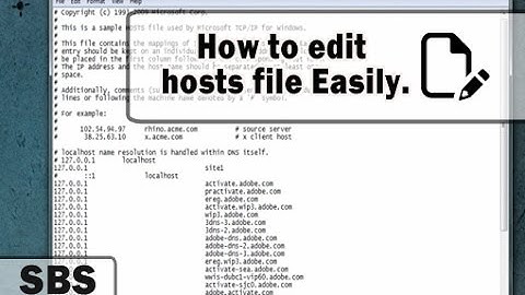 How to Edit the Hosts File in Windows 7 - 100% Working