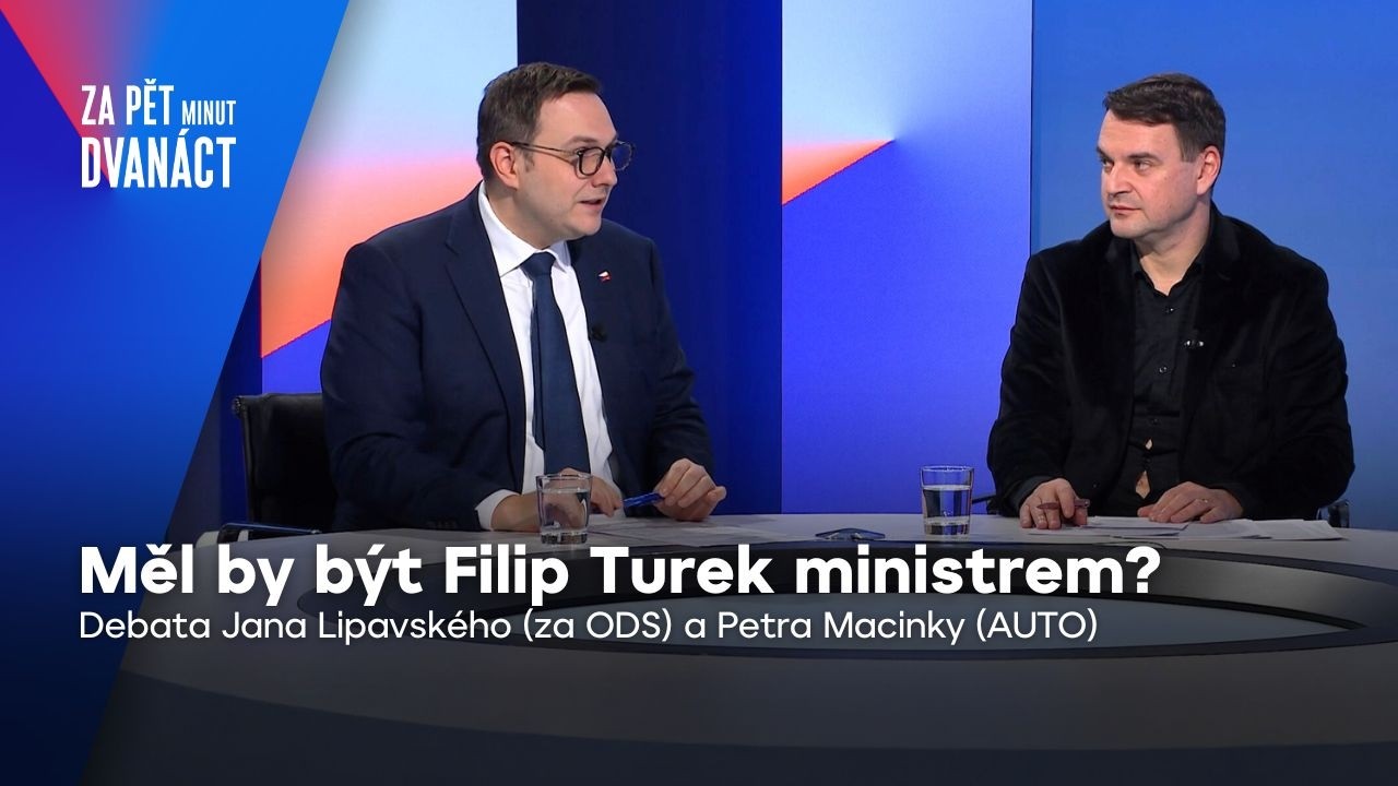 Lipavský vs. Macinka: Obsazování ministerstev, vztahy ve V4, mír na Ukrajině | Za pět minut dvanáct