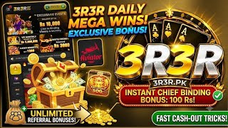 3R3R Game App Review |  Binding Bonus Rs100 | Unlimited  Earnings tricks  screenshot 2