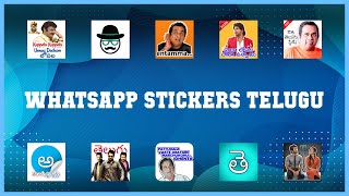 Popular 10 Whatsapp Stickers Telugu Android Apps screenshot 1