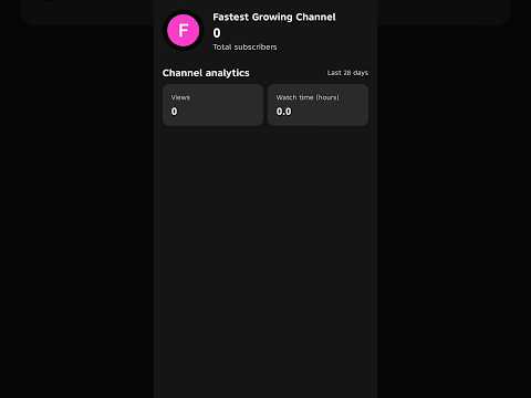 Day 2 of growing channel