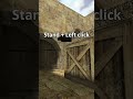 Flashing Middle in Counter-Strike 1.6