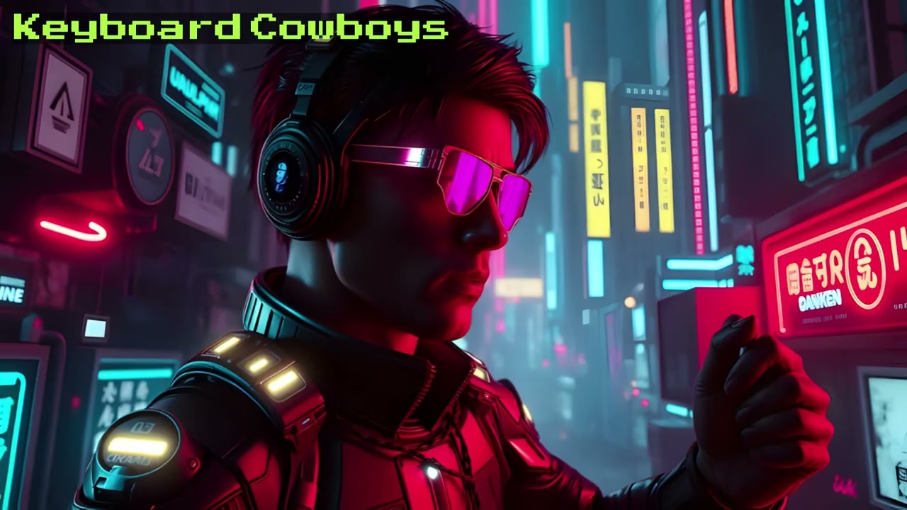 Keyboard Cowboys - Retro-Futuristic Synthwave Anthem | Dark, Driving & 80s-Inspired Electronic
