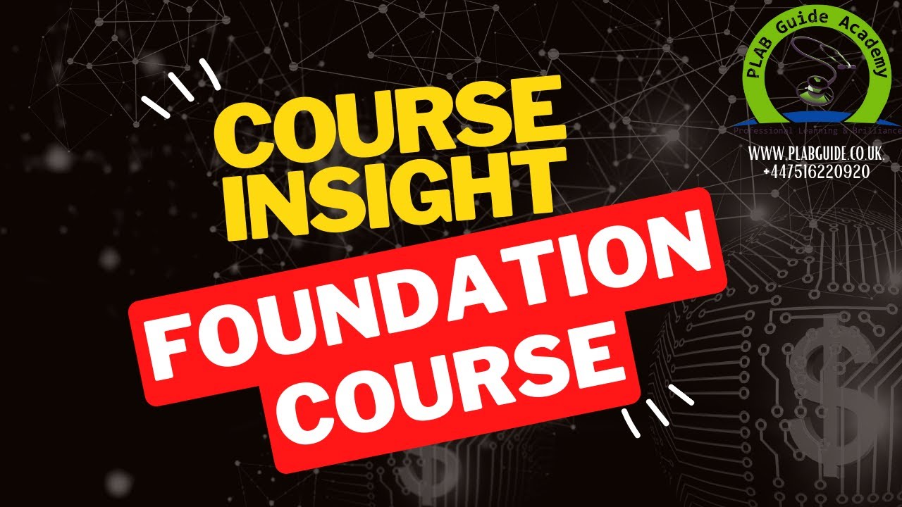PLAB2 Foundation Course Insight PLAB GUIDE ACADEMY YouTube