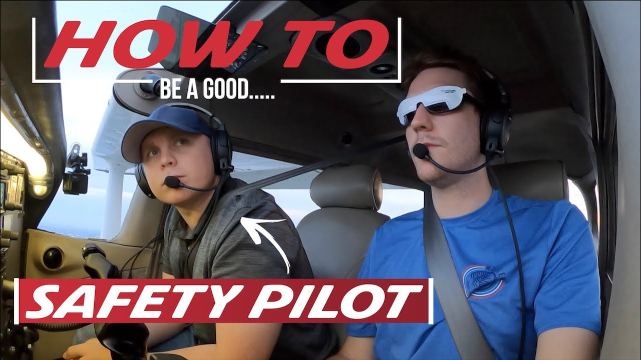 How To Be A Good Safety Pilot Instrument Approach With ATC YouTube