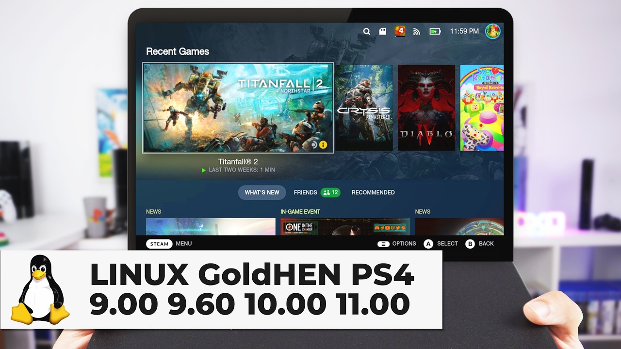 COMO INSTALAR LINUX NA PS4 | STEAM, EMULADORES, BROWSER E MUITO MAIS ...