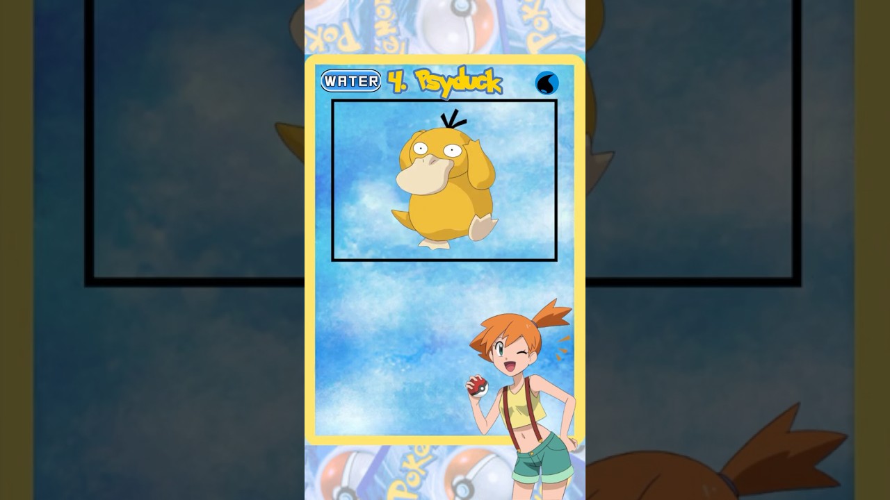 Misty’s Top 10 Strongest Pokémon Ranked 🌊🐙