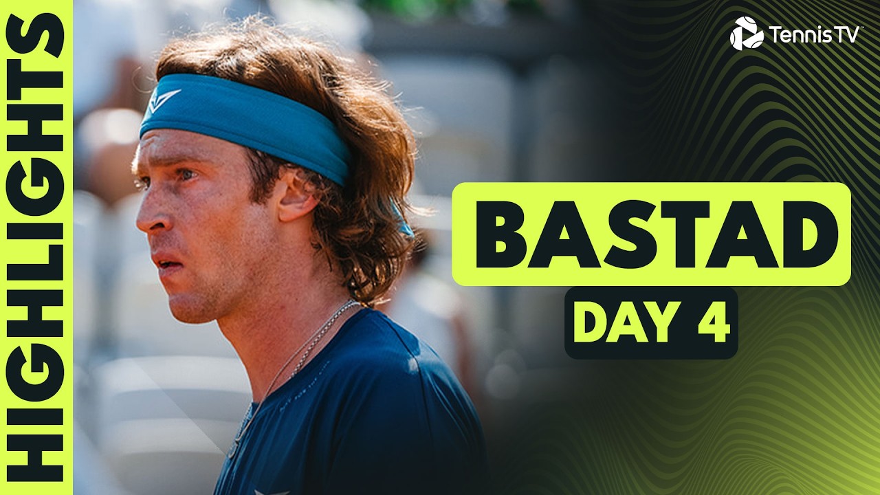 Rublev Takes on Pellegrino; Tabilo & Baez Feature | Bastad 2026 Day 4 Highlights